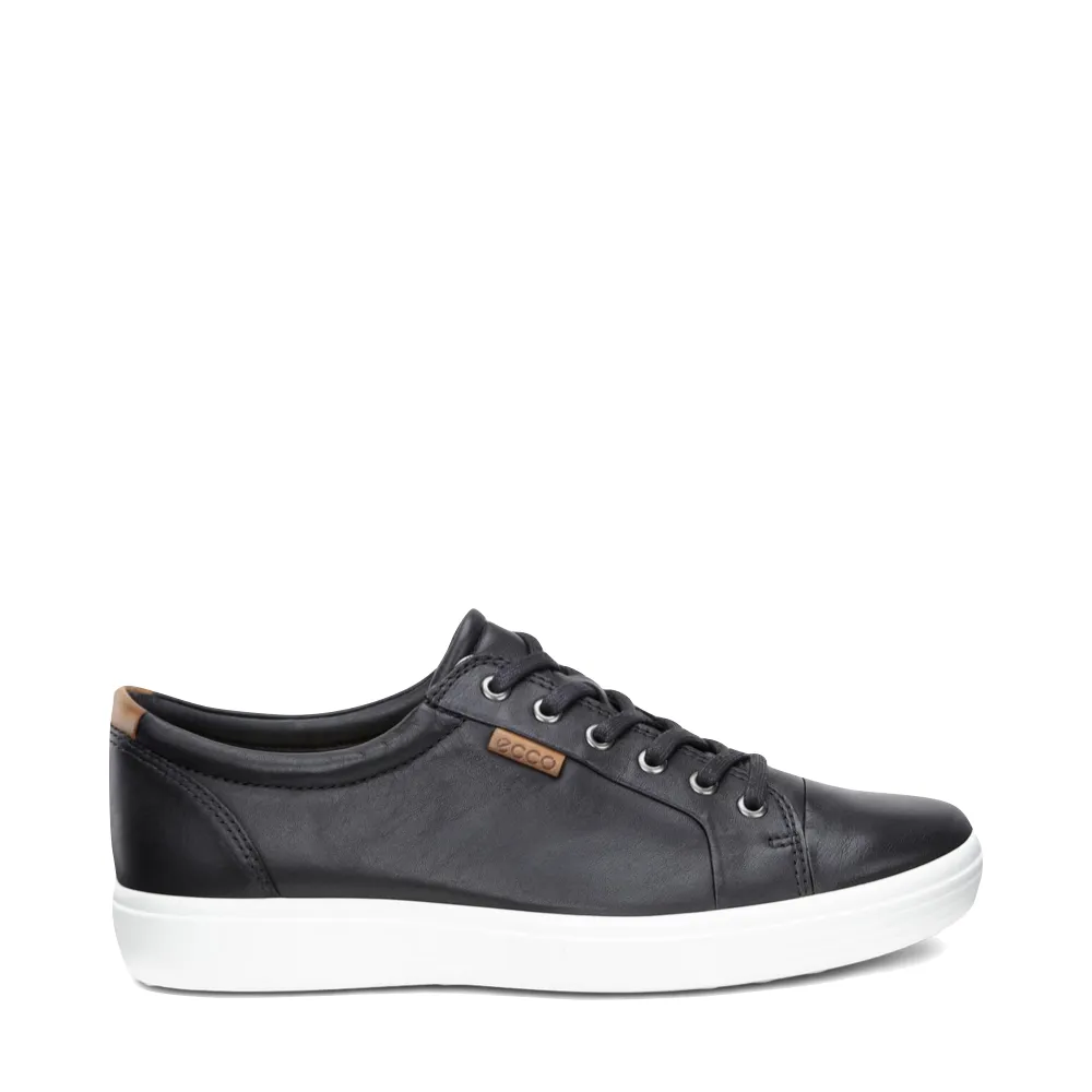 Ecco Chaussure de Sport Souple 7 en Cuir pour Homme en Noir