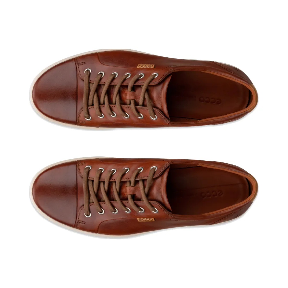 Ecco Chaussure de Sport en Cuir Souple 7 pour Homme en Cognac