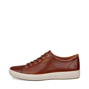 Ecco Chaussure de Sport en Cuir Souple 7 pour Homme en Cognac