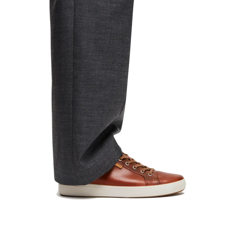 Ecco Chaussure de Sport en Cuir Souple 7 pour Homme en Cognac