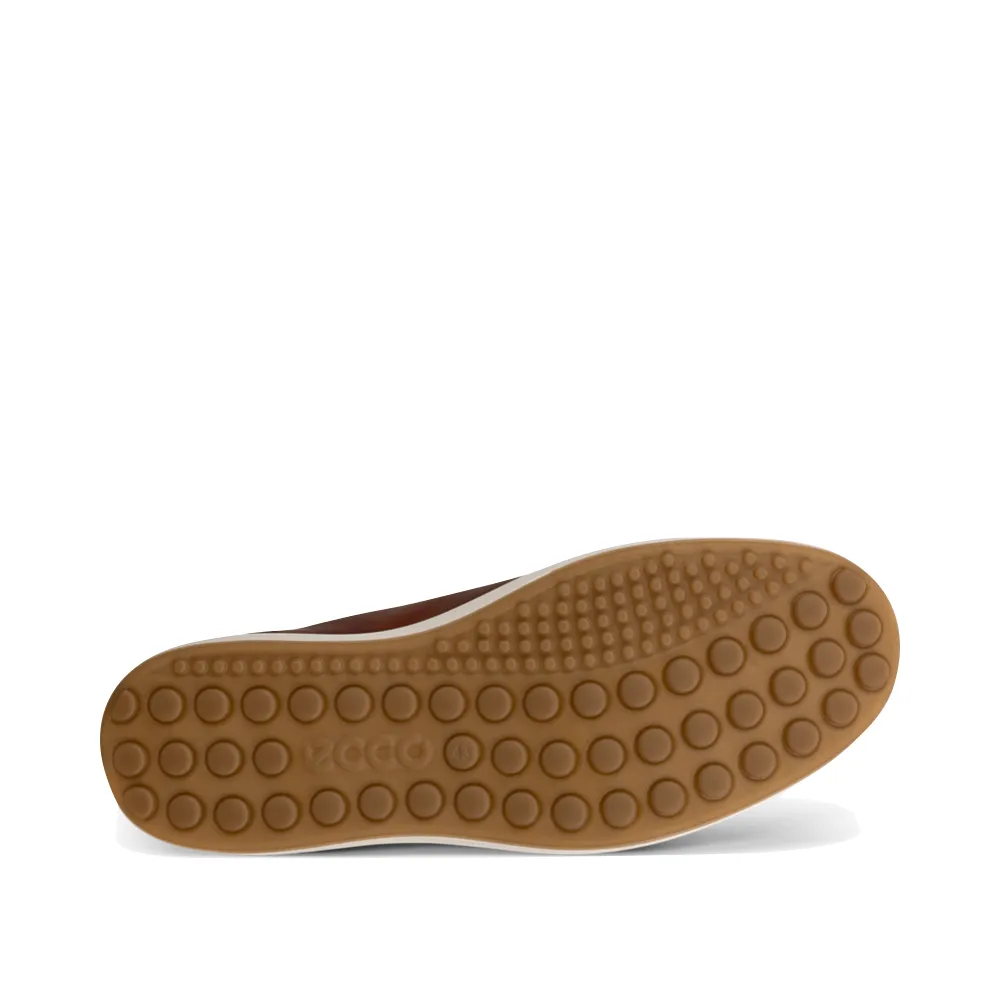 Ecco Chaussure de Sport en Cuir Souple 7 pour Homme en Cognac