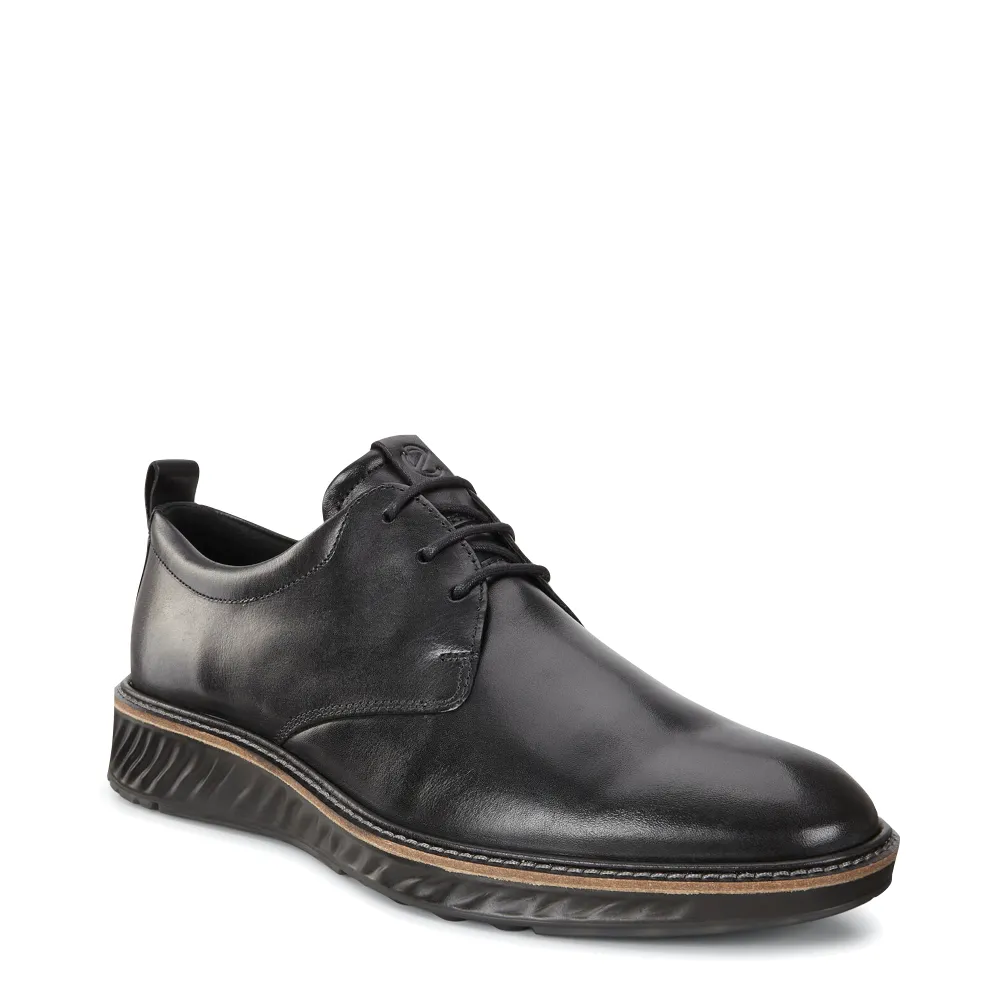 Chaussure Ecco Men's ST. 1 Hybrid à bout rond en noir