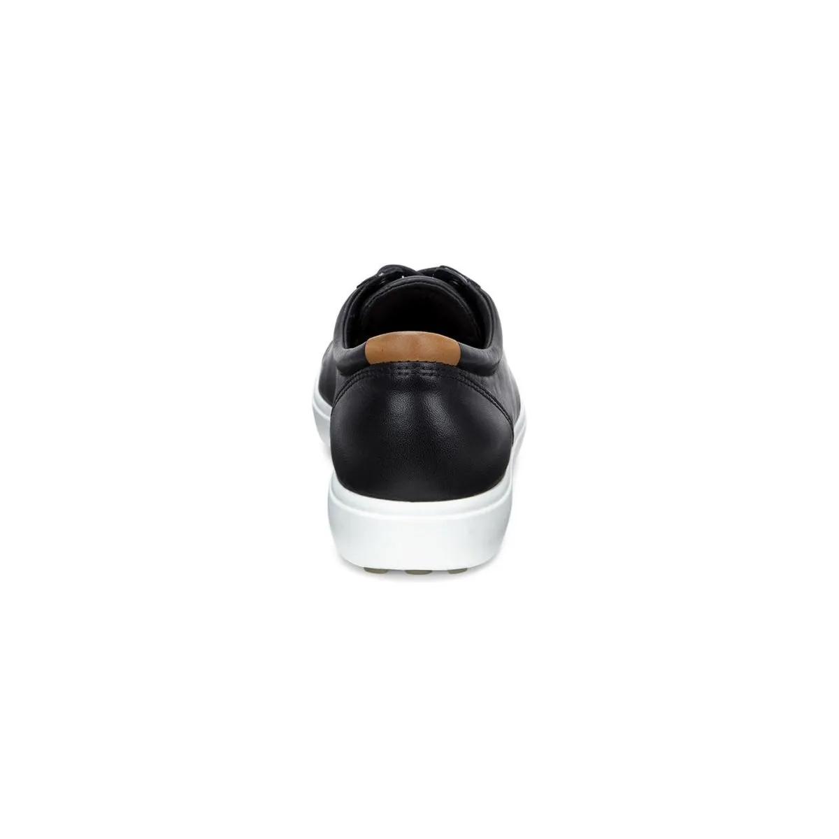 ECCO Femmes 430003 Soft 7 Sneaker en Cuir Noir