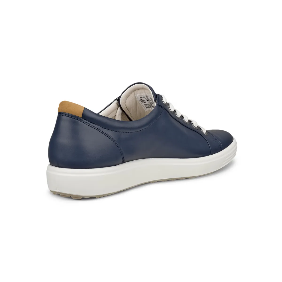 Ecco Women's Soft 7 Sneaker en Cuir Marine