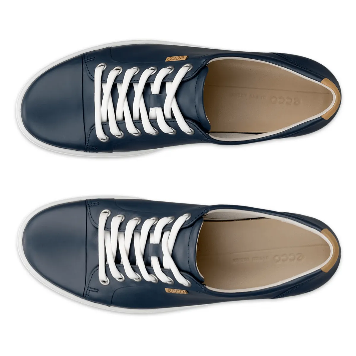 Ecco Women's Soft 7 Sneaker en Cuir Marine