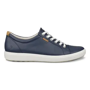 Ecco Women's Soft 7 Sneaker en Cuir Marine