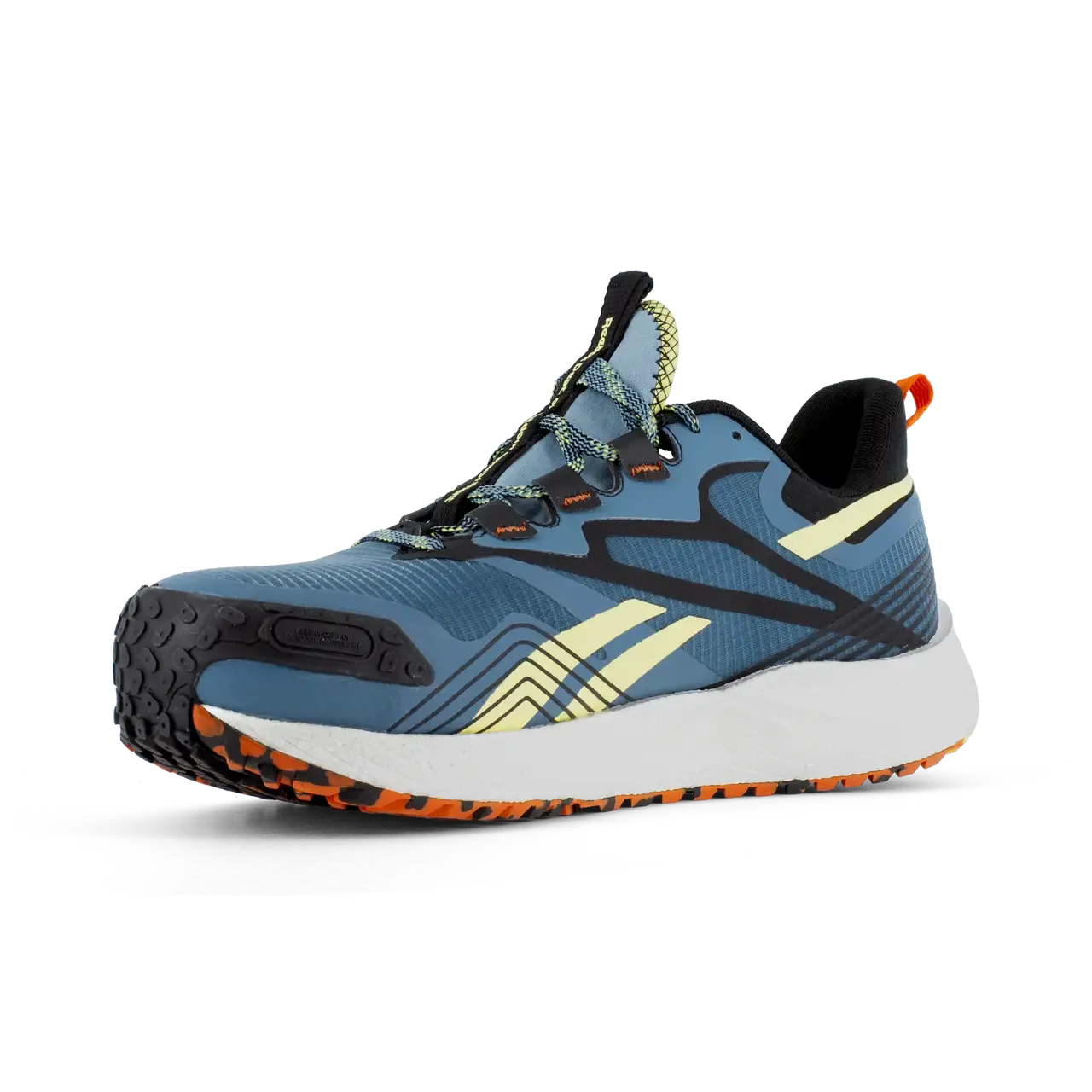 Chaussure de travail sportive Fe4 à embout composite bleue
