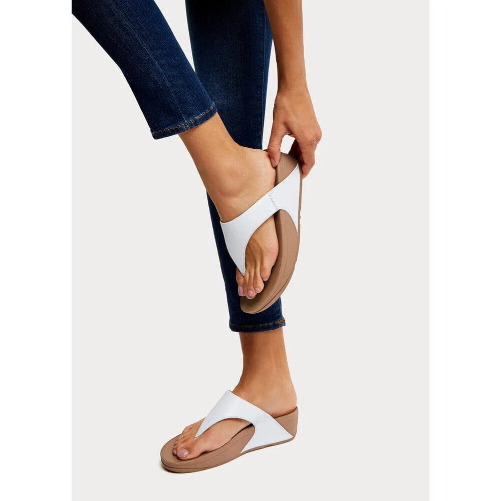 FITFLOP LULU SANDALE EN CUIR À BOUT OUVERT - SOLDES FINALES !