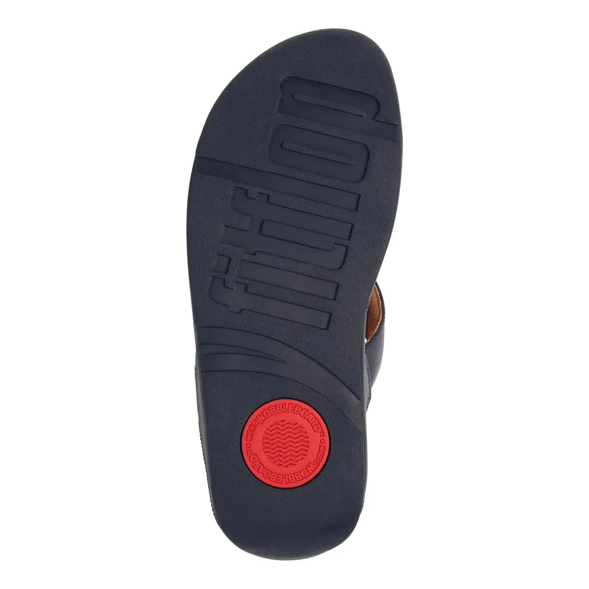 FitFlop Femmes Lulu À Bout Ouvert Cuir Bleu Foncé