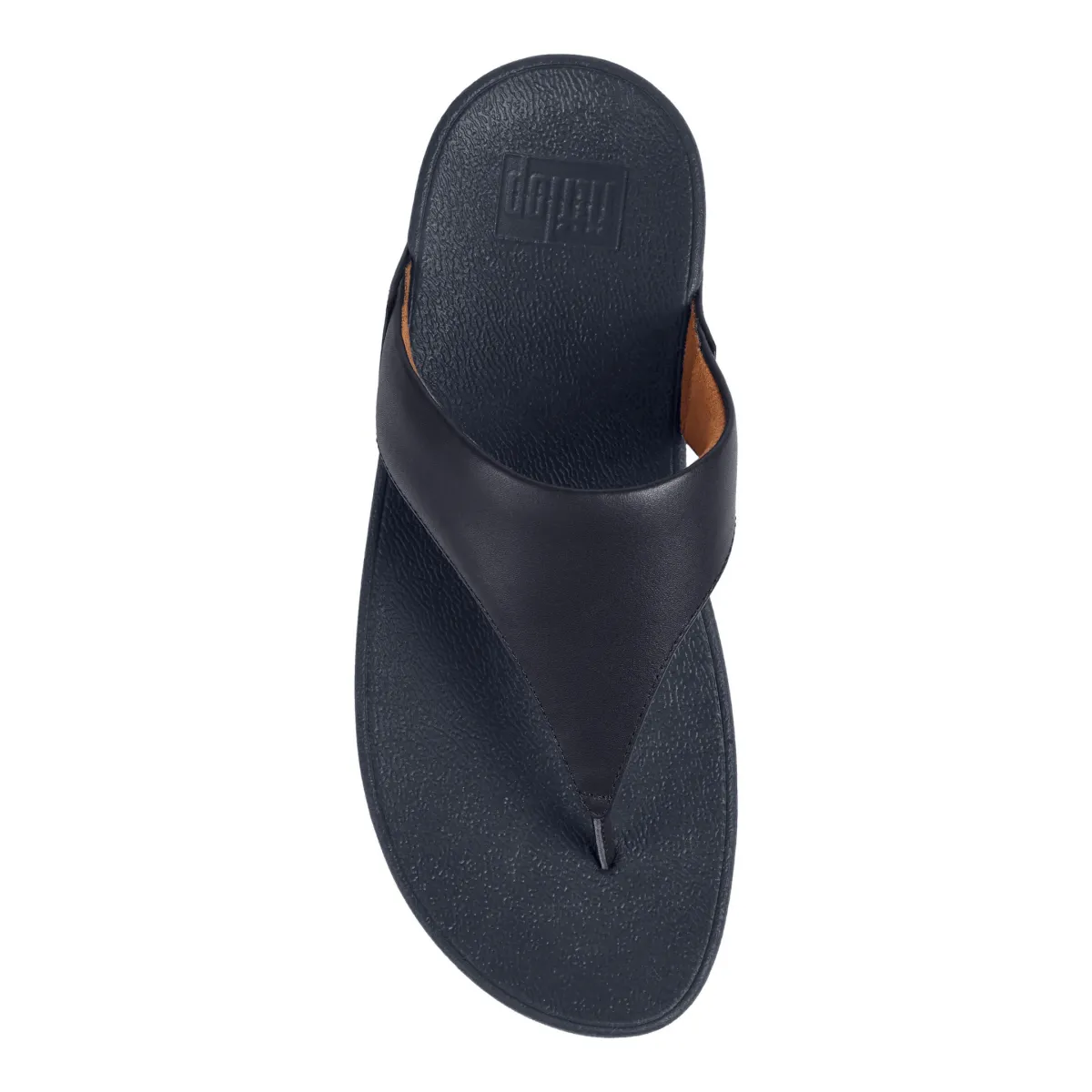 FitFlop Femmes Lulu À Bout Ouvert Cuir Bleu Foncé