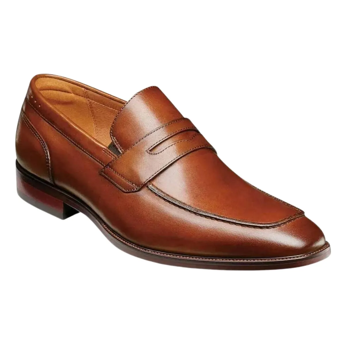 Florsheim Chaussures Homme Sorrento Moc Toe Penny Cognac
