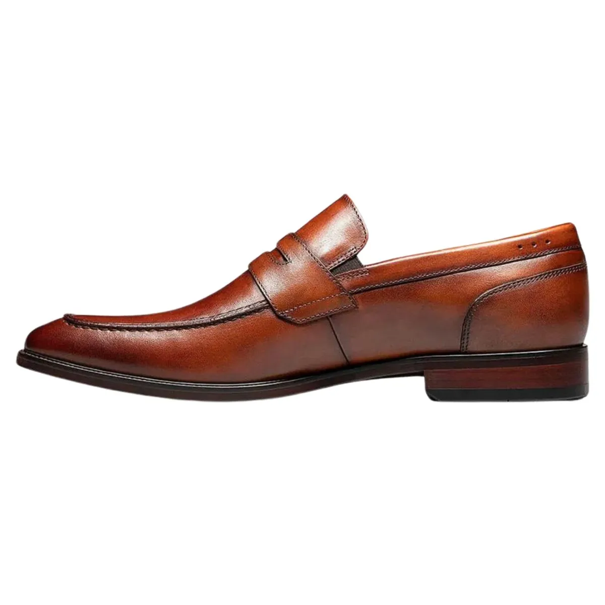 Florsheim Chaussures Homme Sorrento Moc Toe Penny Cognac