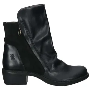 Bottes Chelsea Femme Fly London Mely074Fly Rug Oiled à Fermeture Éclair