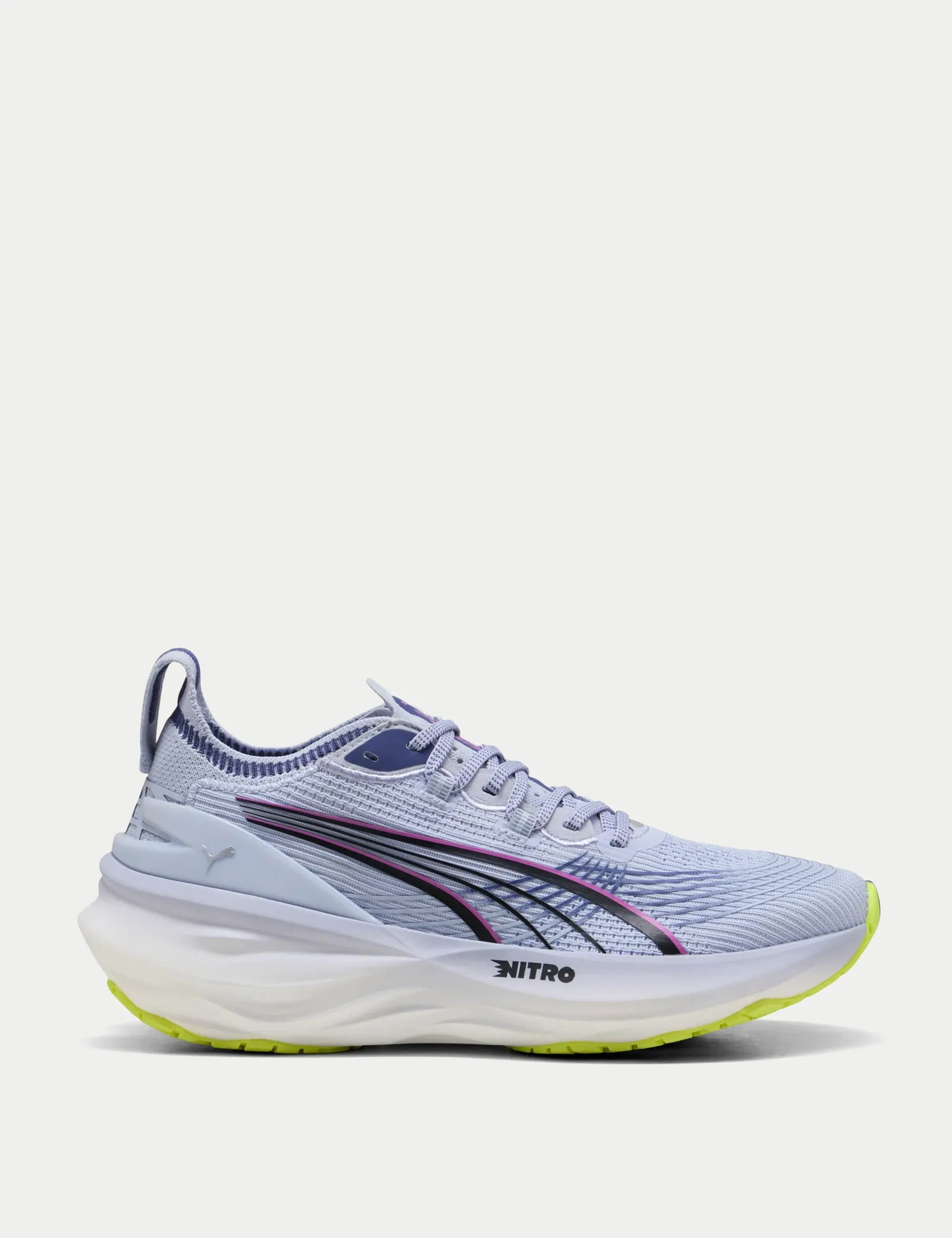 ForeverRun NITRO 2 Chaussures de Course - Temps Froid/Alerte Jaune