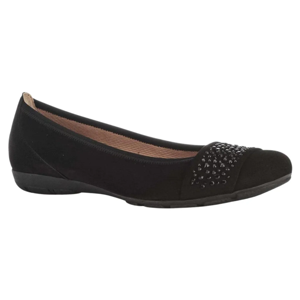 Gabor Femme 54.167.17 Ballerine en Suède Noir