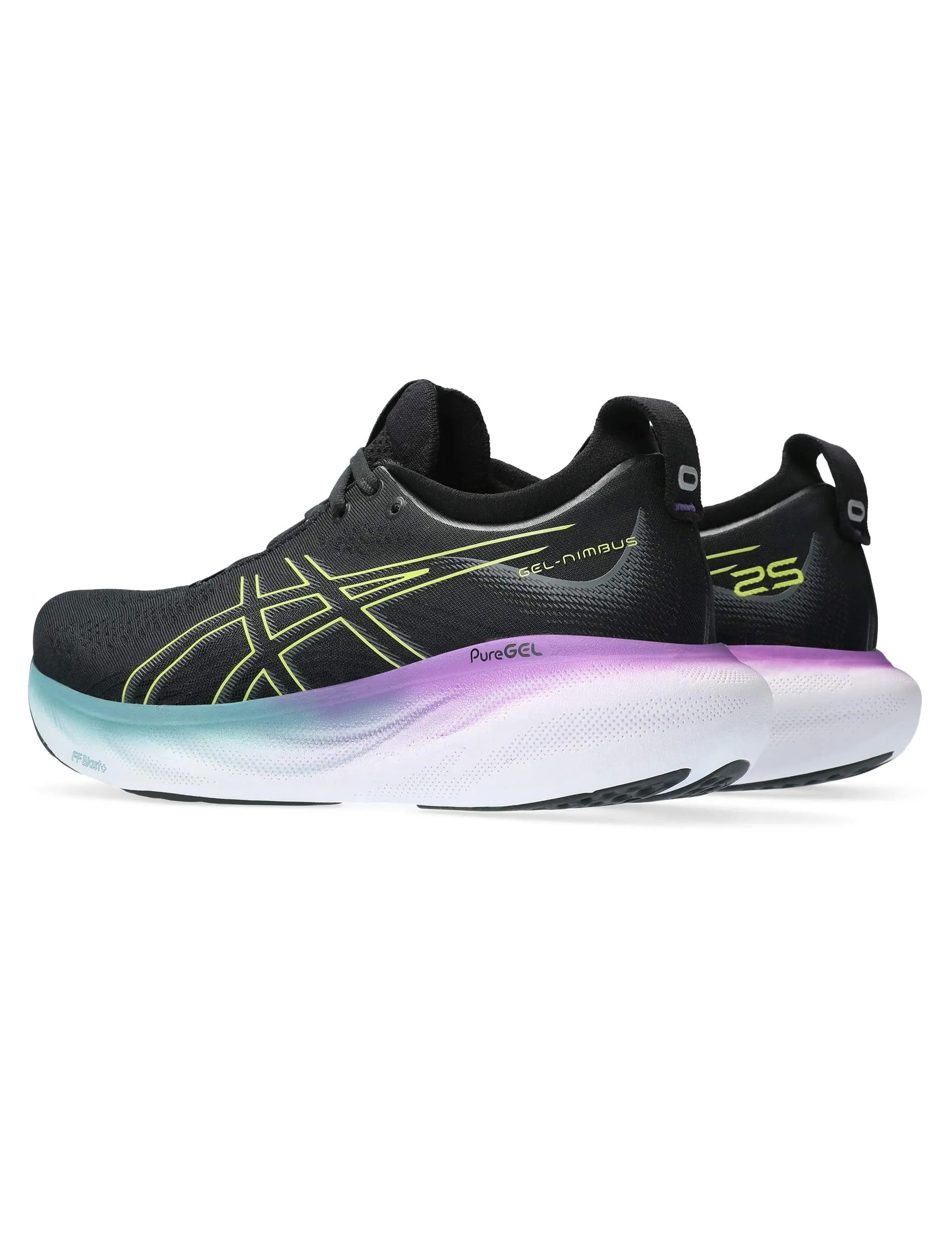 Gel-Nimbus 25 - Noir/Jaune Fluorescent
