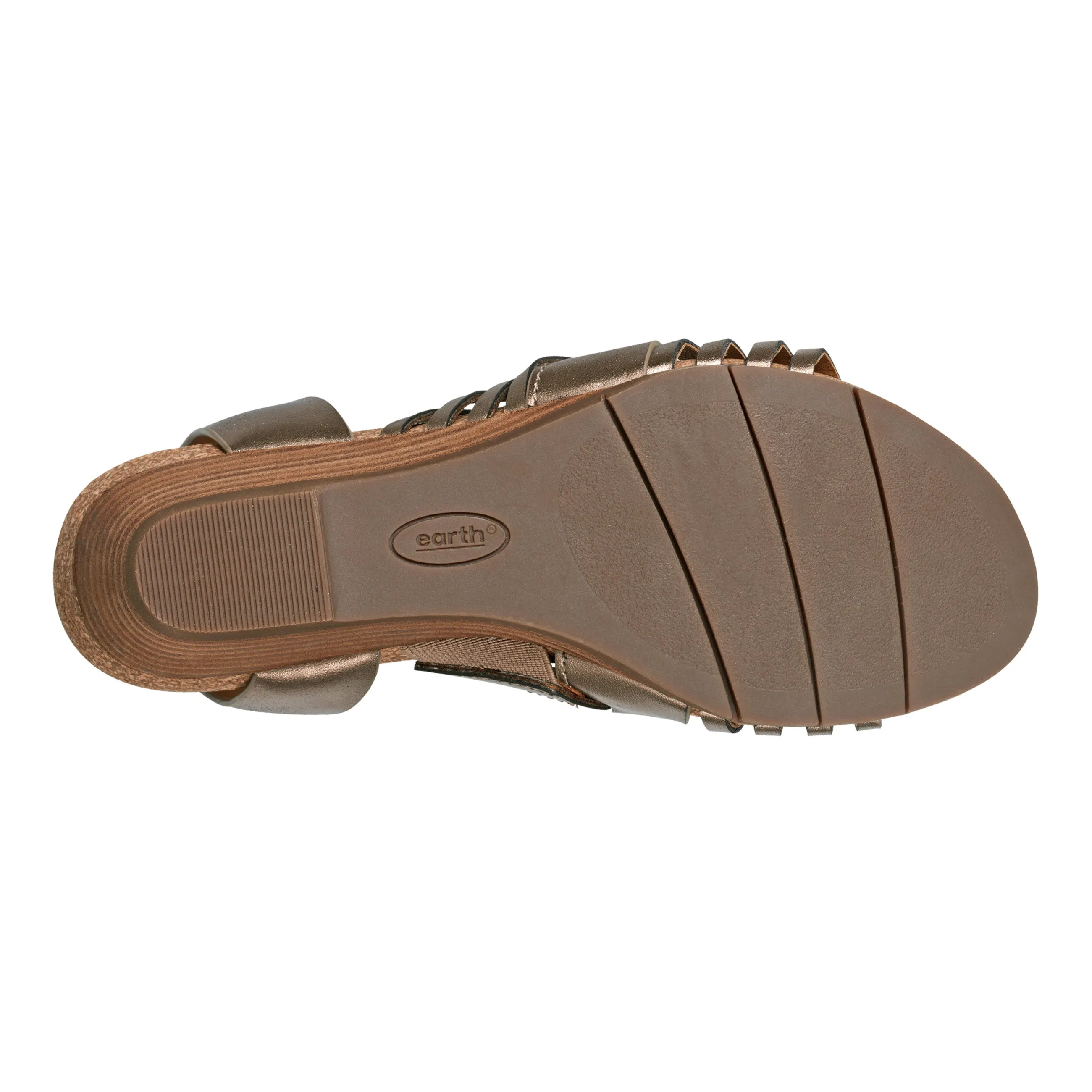 Sandales compensées à lanières Hattie Round Toe