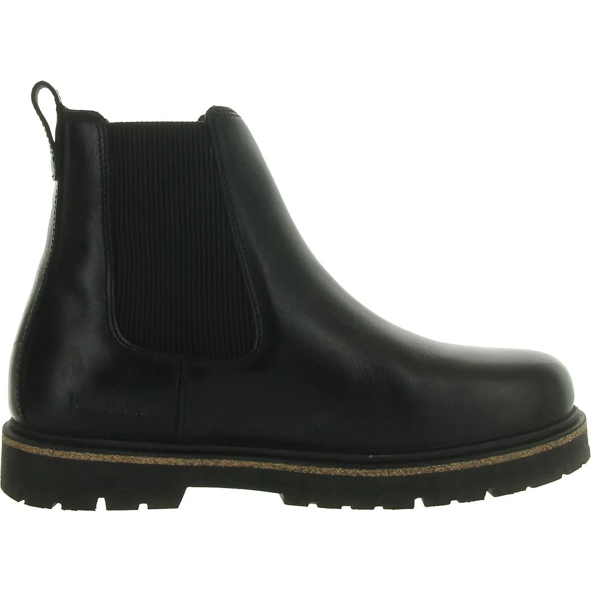 BOTTINES HAUTES POUR FEMMES EN SIMILI-CUIR À BOUT ROND, TYPE SLIP-ON