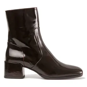 Chaussures Femme Homer's Niki Marron Mill/Vin Patenté