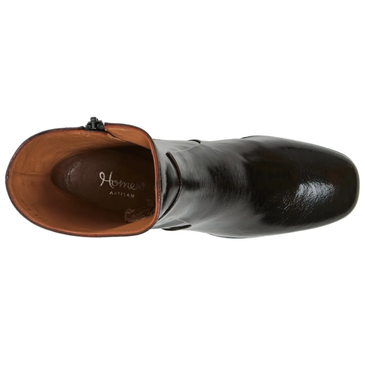Chaussures Femme Homer's Niki Marron Mill/Vin Patenté