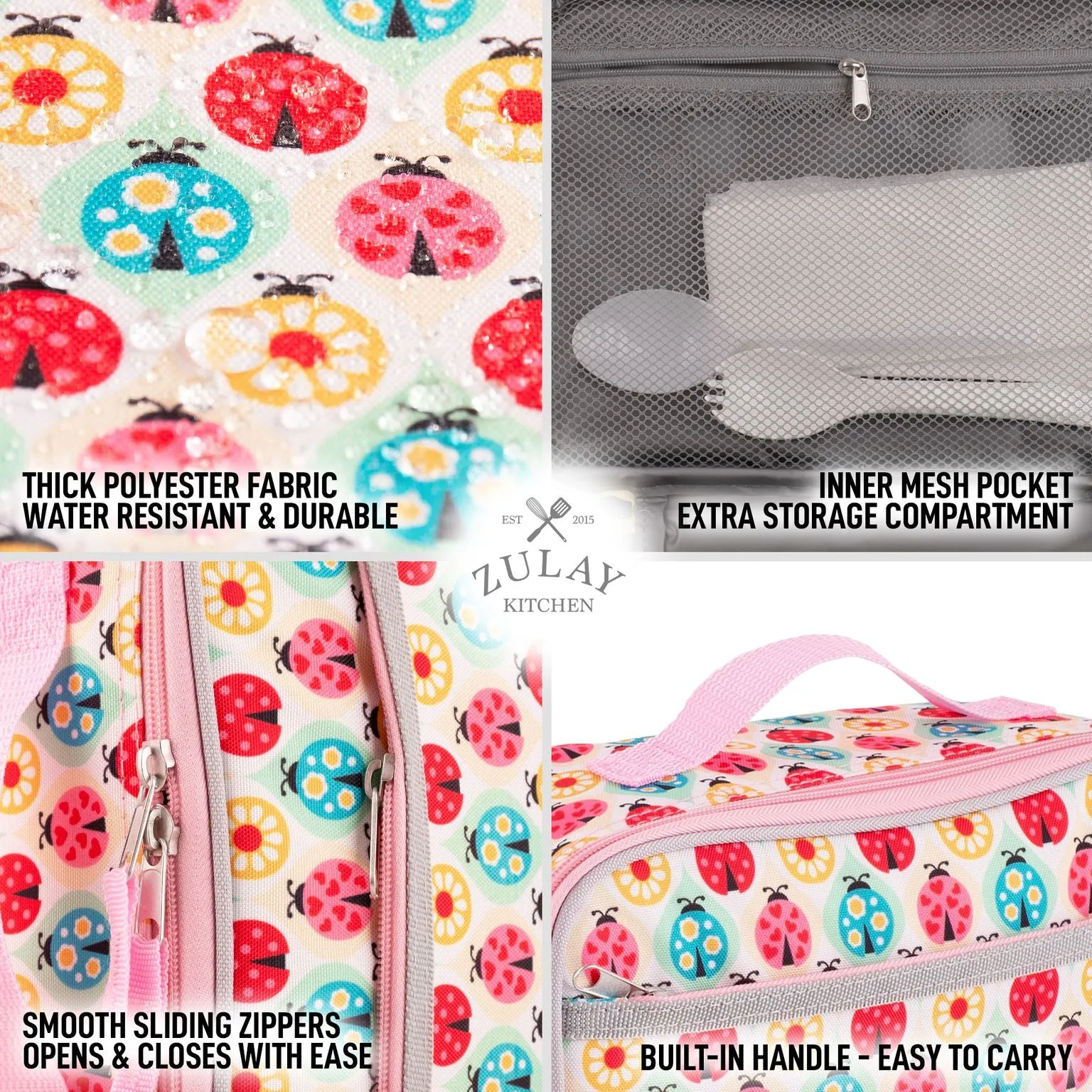 Sac à lunch isolé avec compartiment spacieux et poignée intégrée - Chaussures ecco