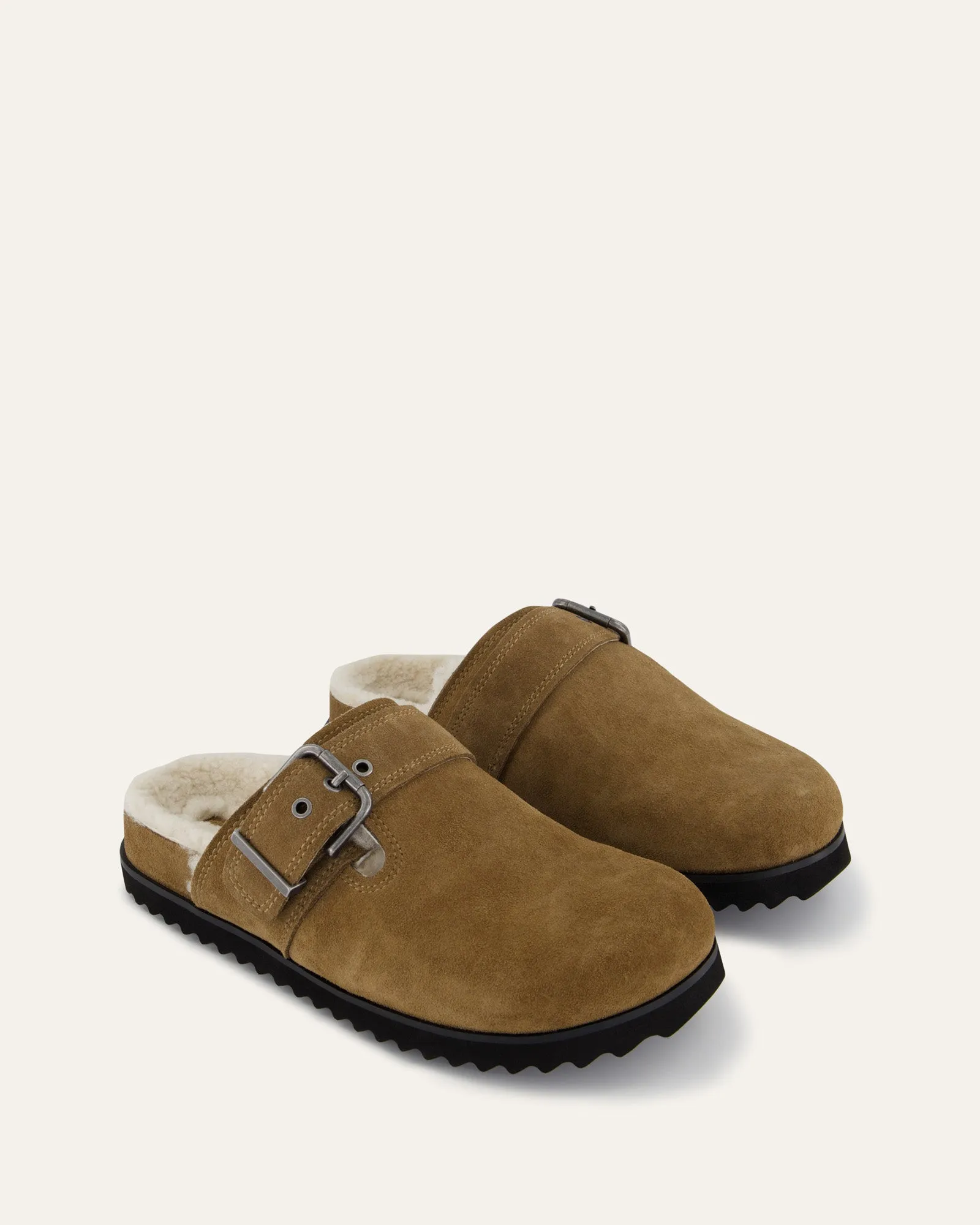 JUNIPER BALLERINES DÉCONTRACTÉES EN DAIM BARK
