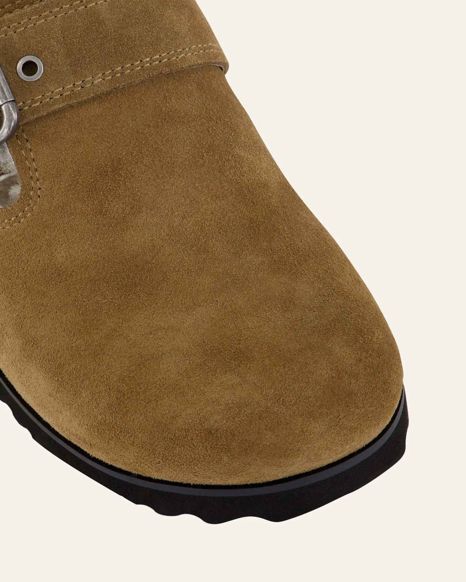 JUNIPER BALLERINES DÉCONTRACTÉES EN DAIM BARK