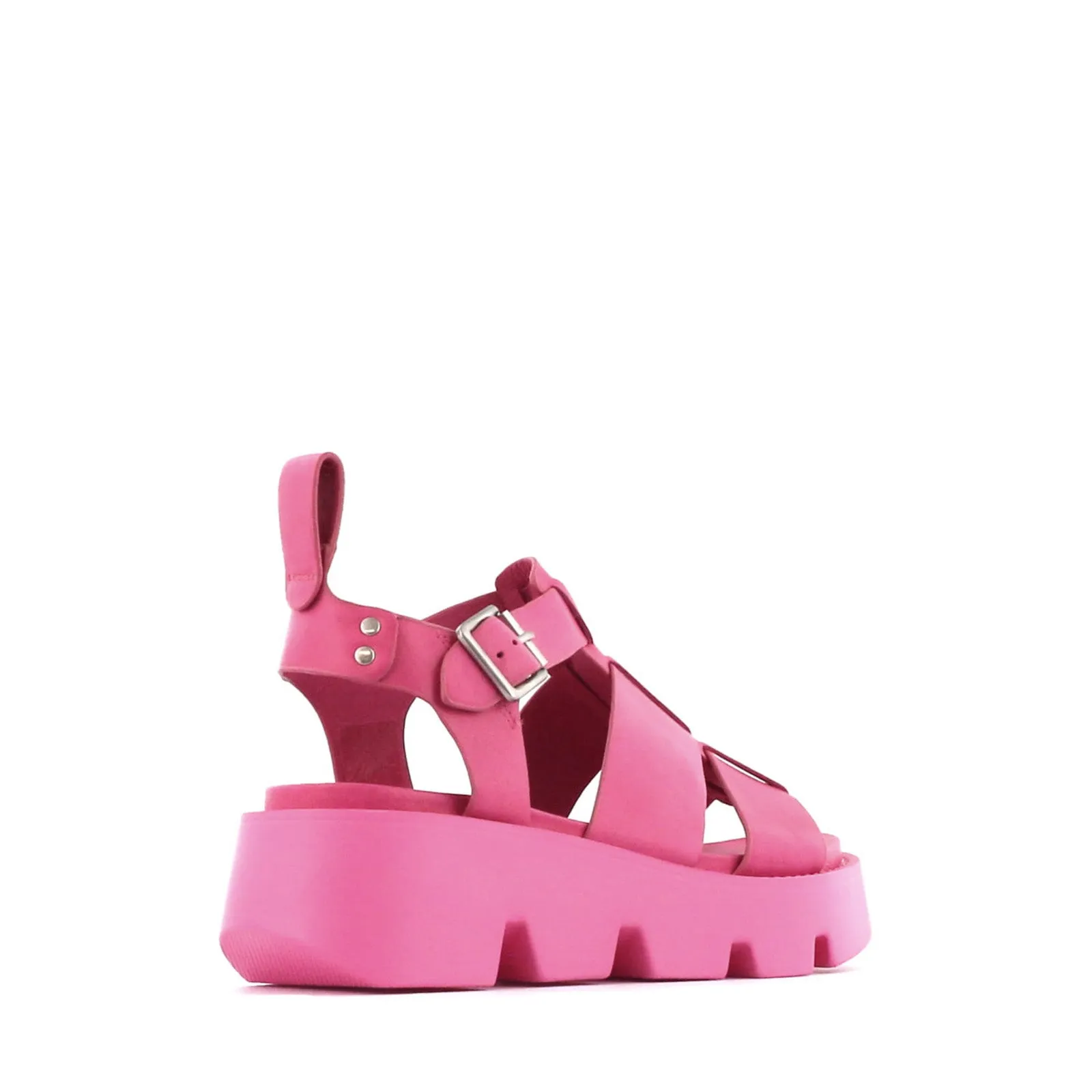 SANDALES PLATEFORME EN CUIR KAILAN