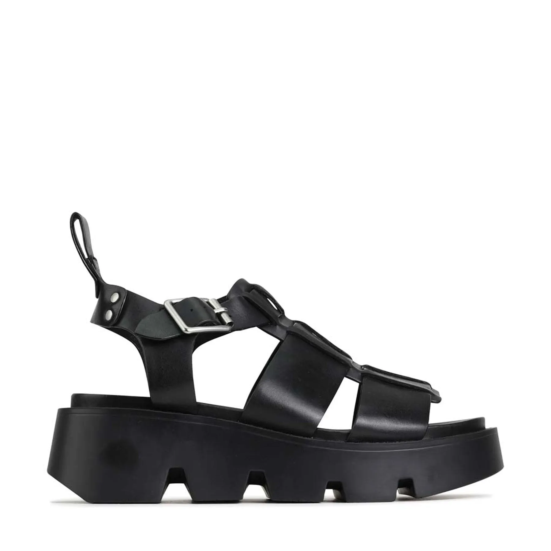 SANDALES PLATEFORME EN CUIR KAILAN