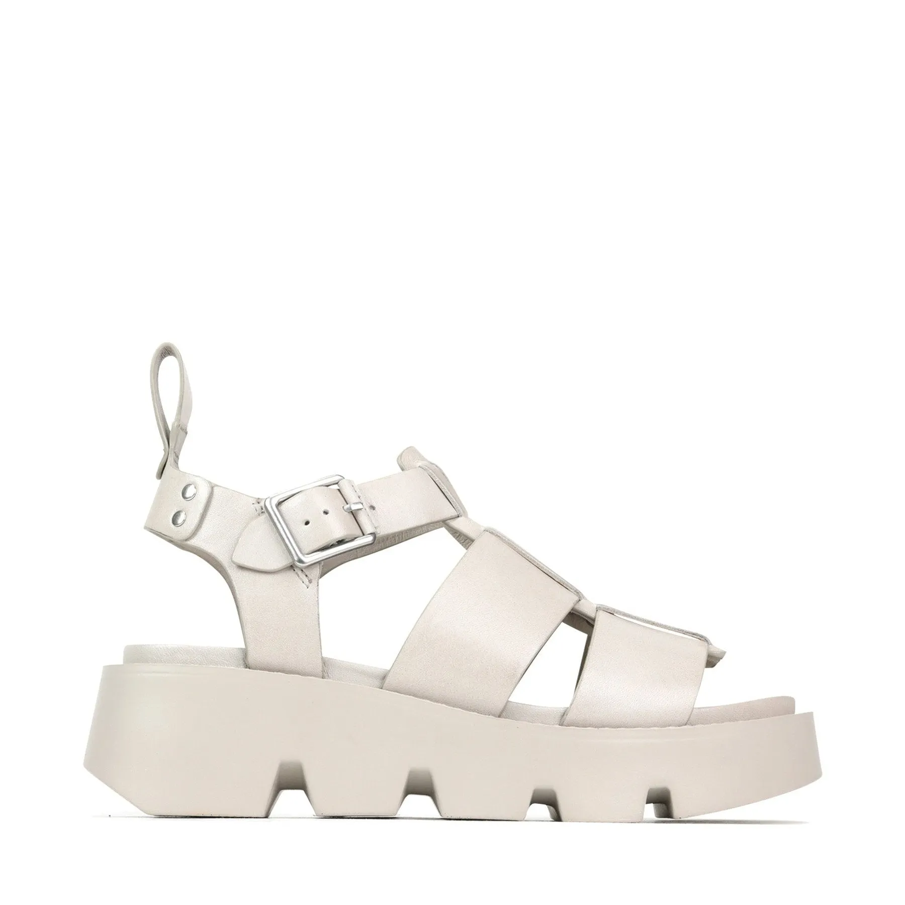 SANDALES PLATEFORME EN CUIR KAILAN