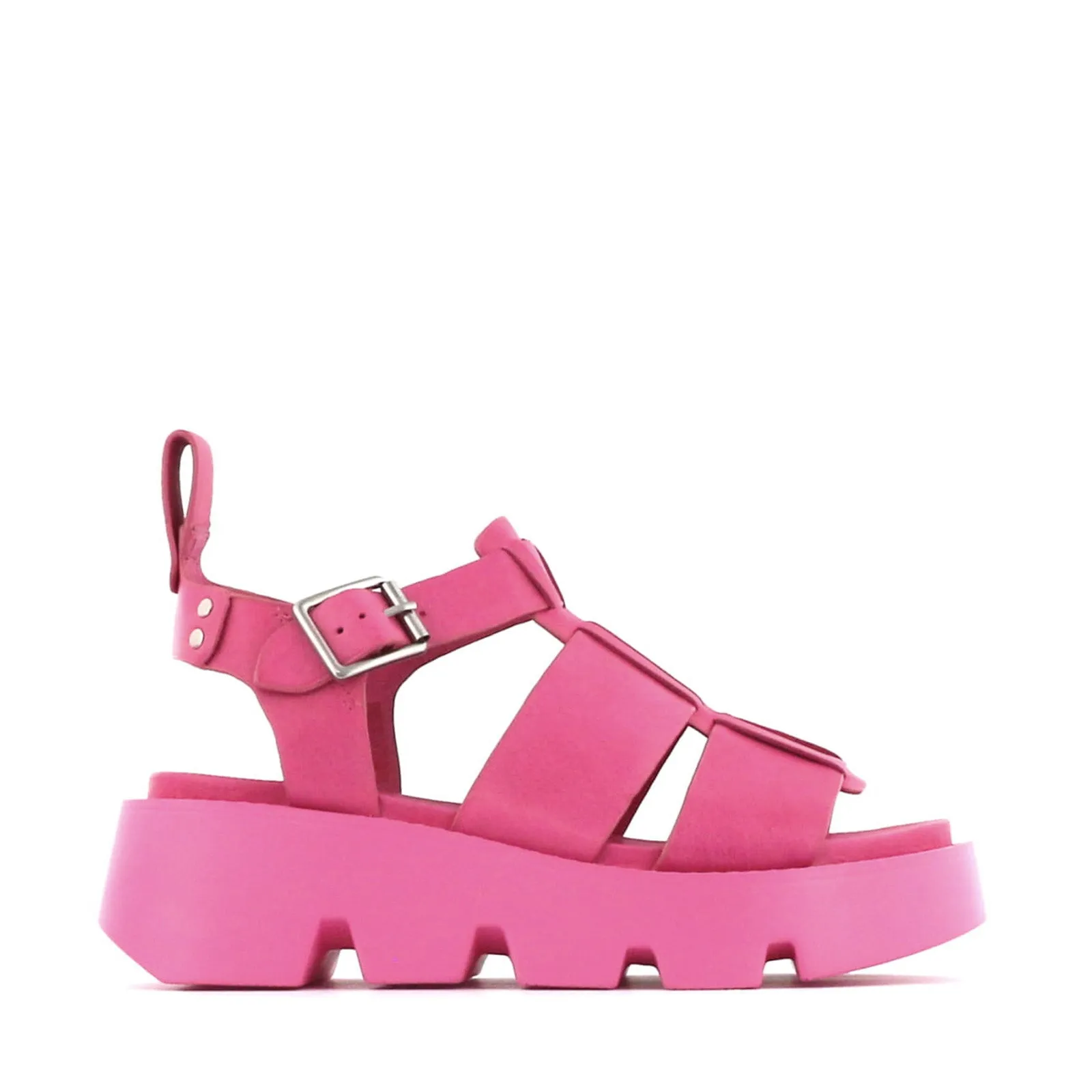SANDALES PLATEFORME EN CUIR KAILAN