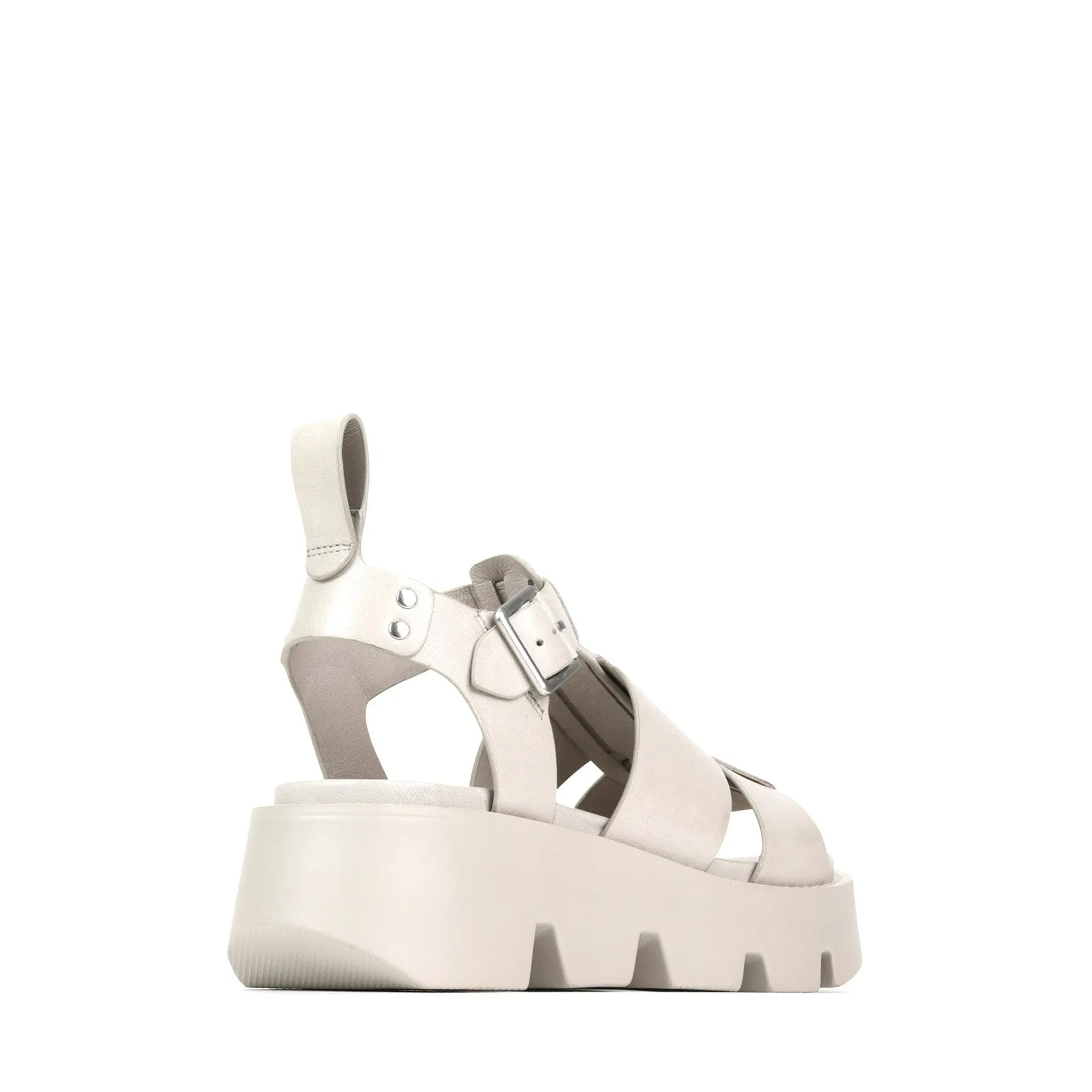 SANDALES PLATEFORME EN CUIR KAILAN