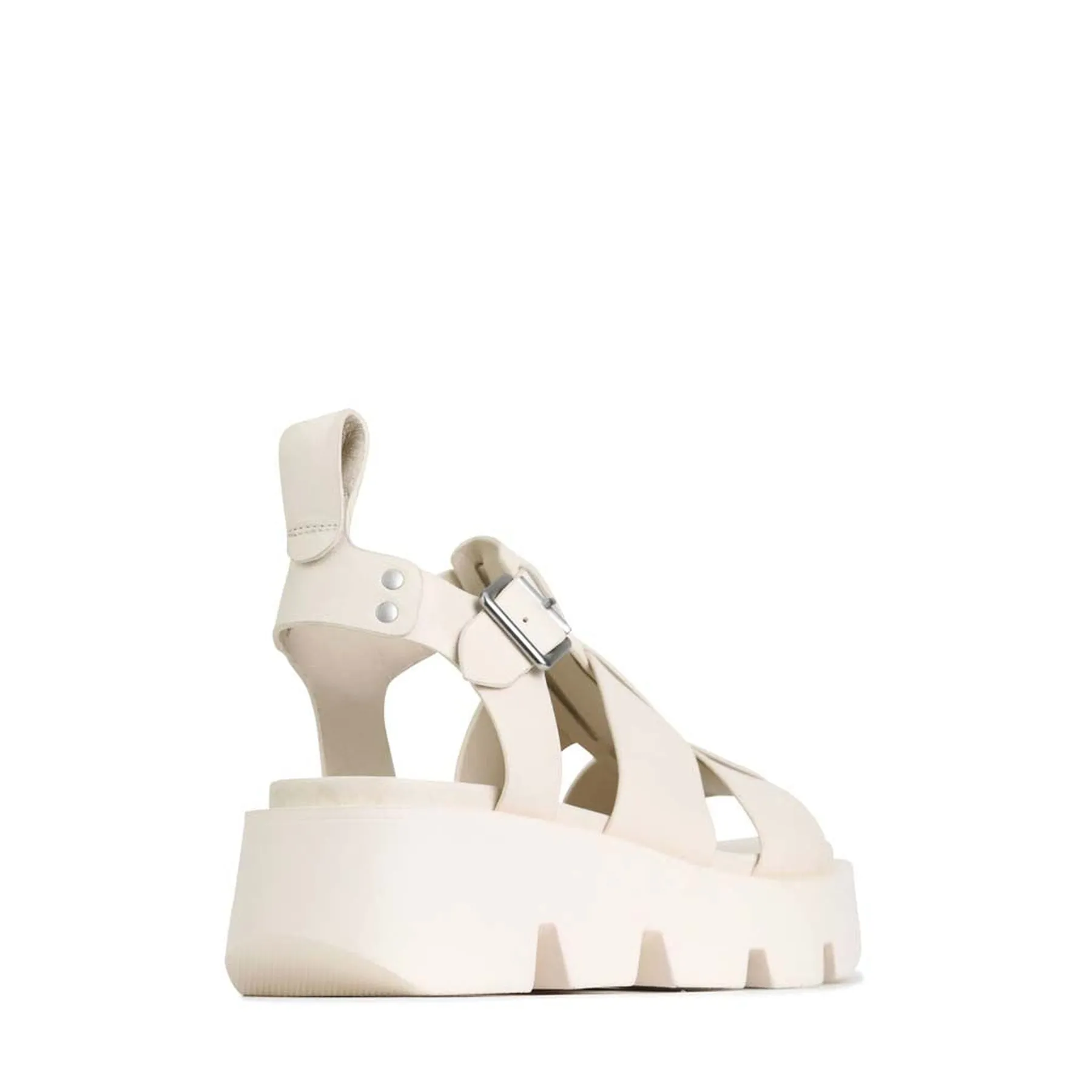 SANDALES PLATEFORME EN CUIR KAILAN