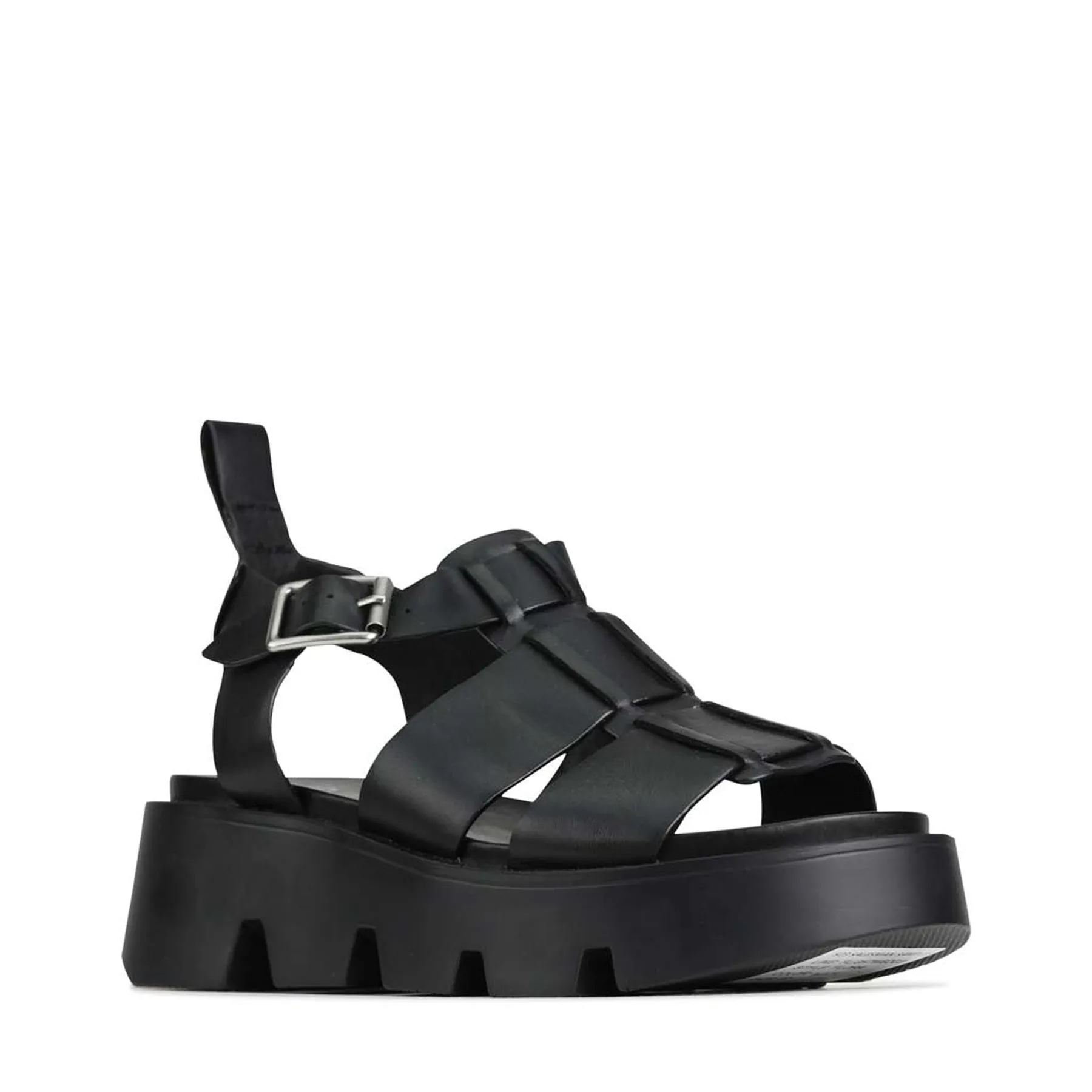 SANDALES PLATEFORME EN CUIR KAILAN