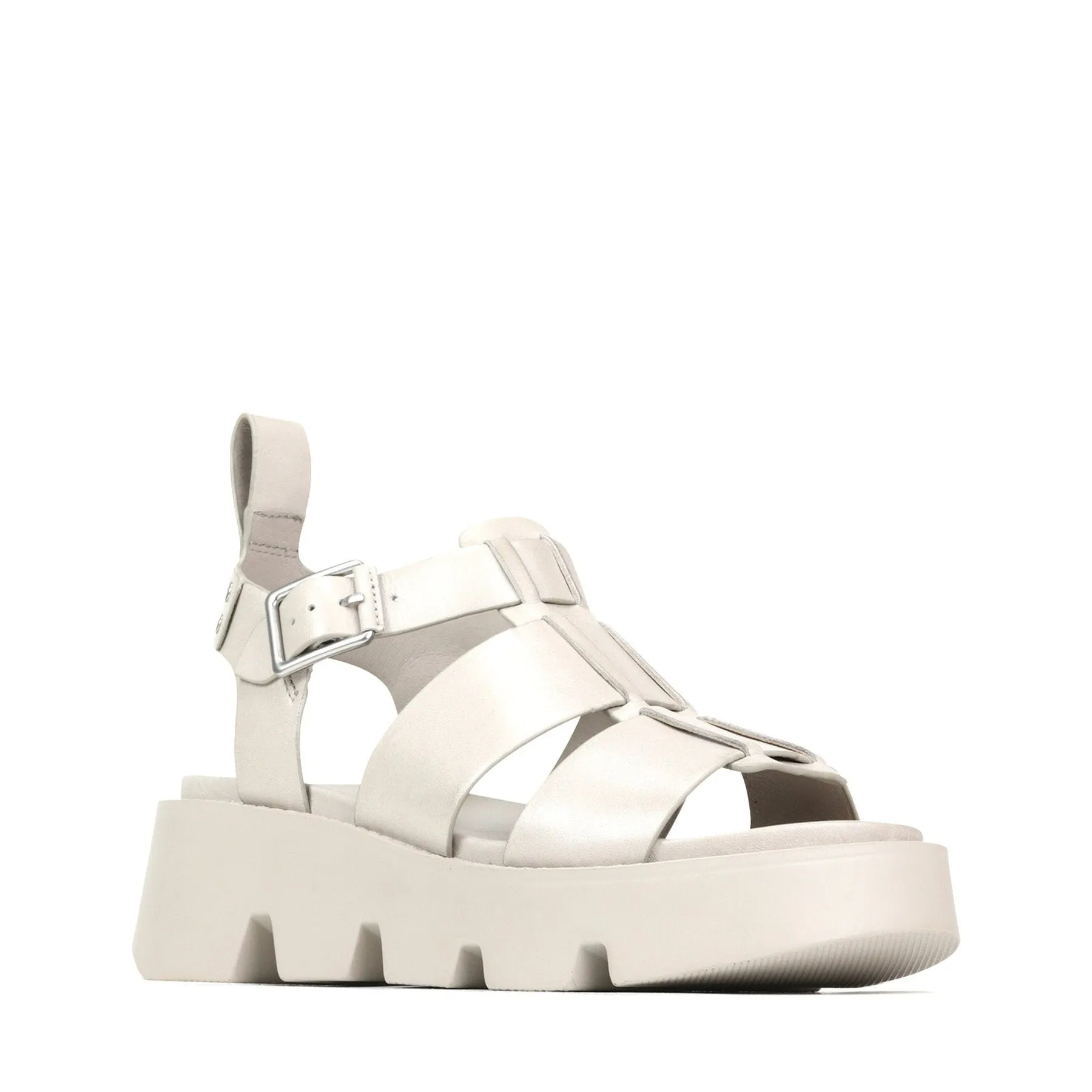 SANDALES PLATEFORME EN CUIR KAILAN