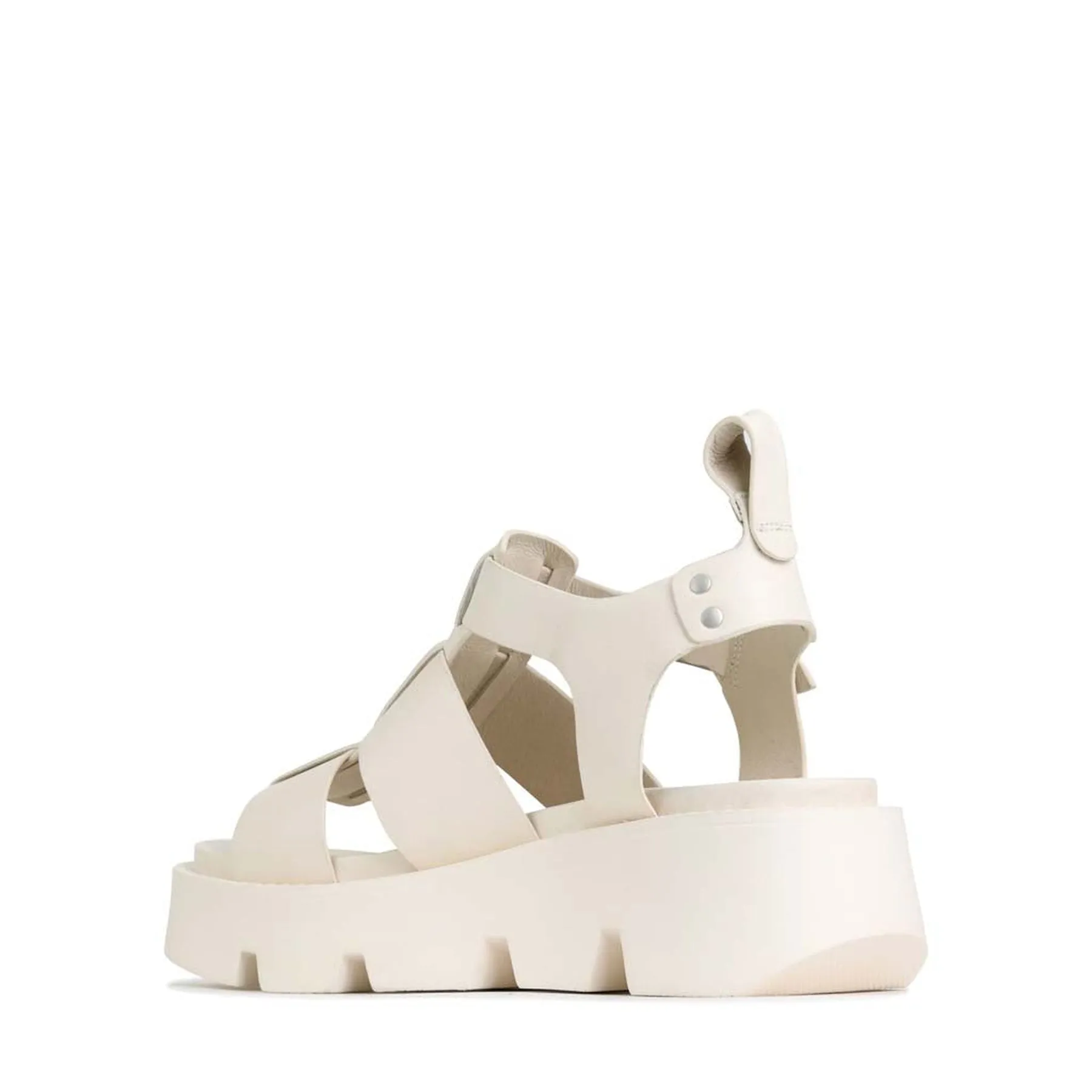 SANDALES PLATEFORME EN CUIR KAILAN
