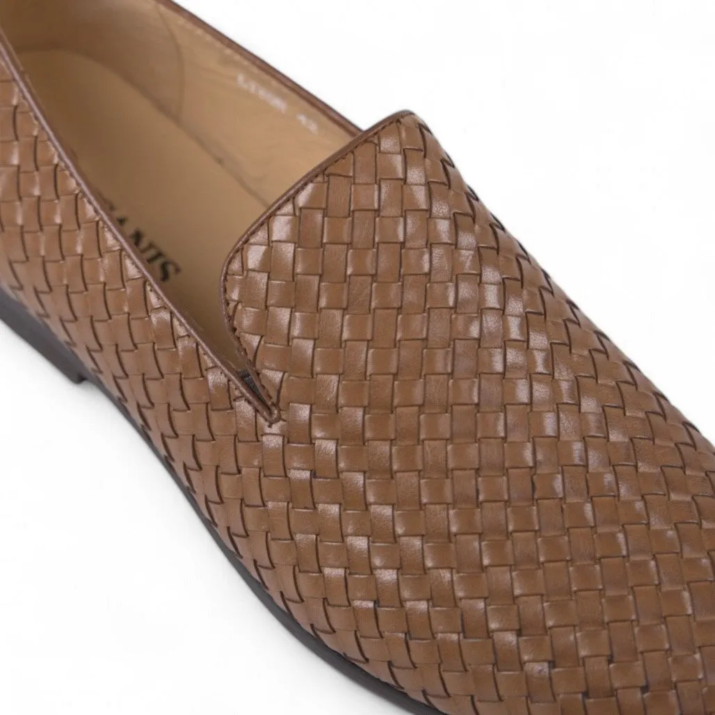 Mocassin Lisbon Tan Tressé