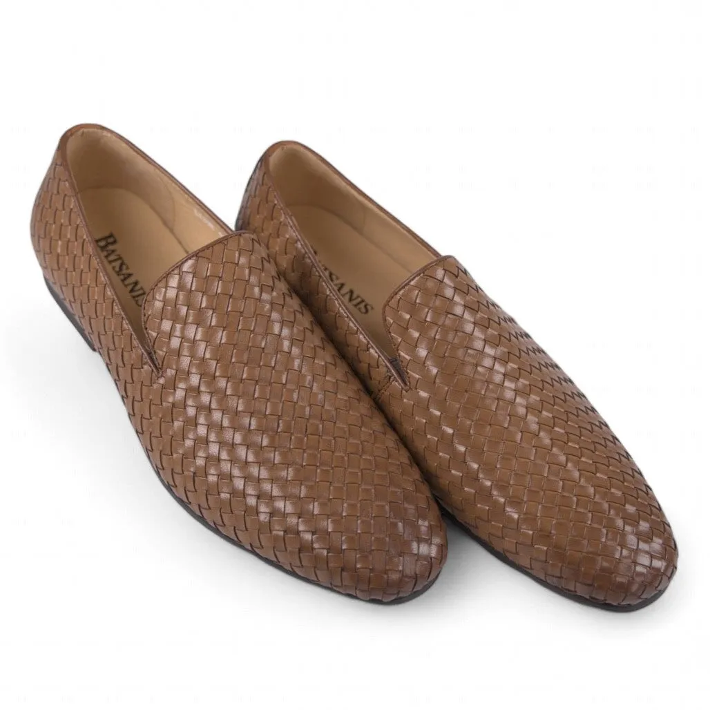 Mocassin Lisbon Tan Tressé