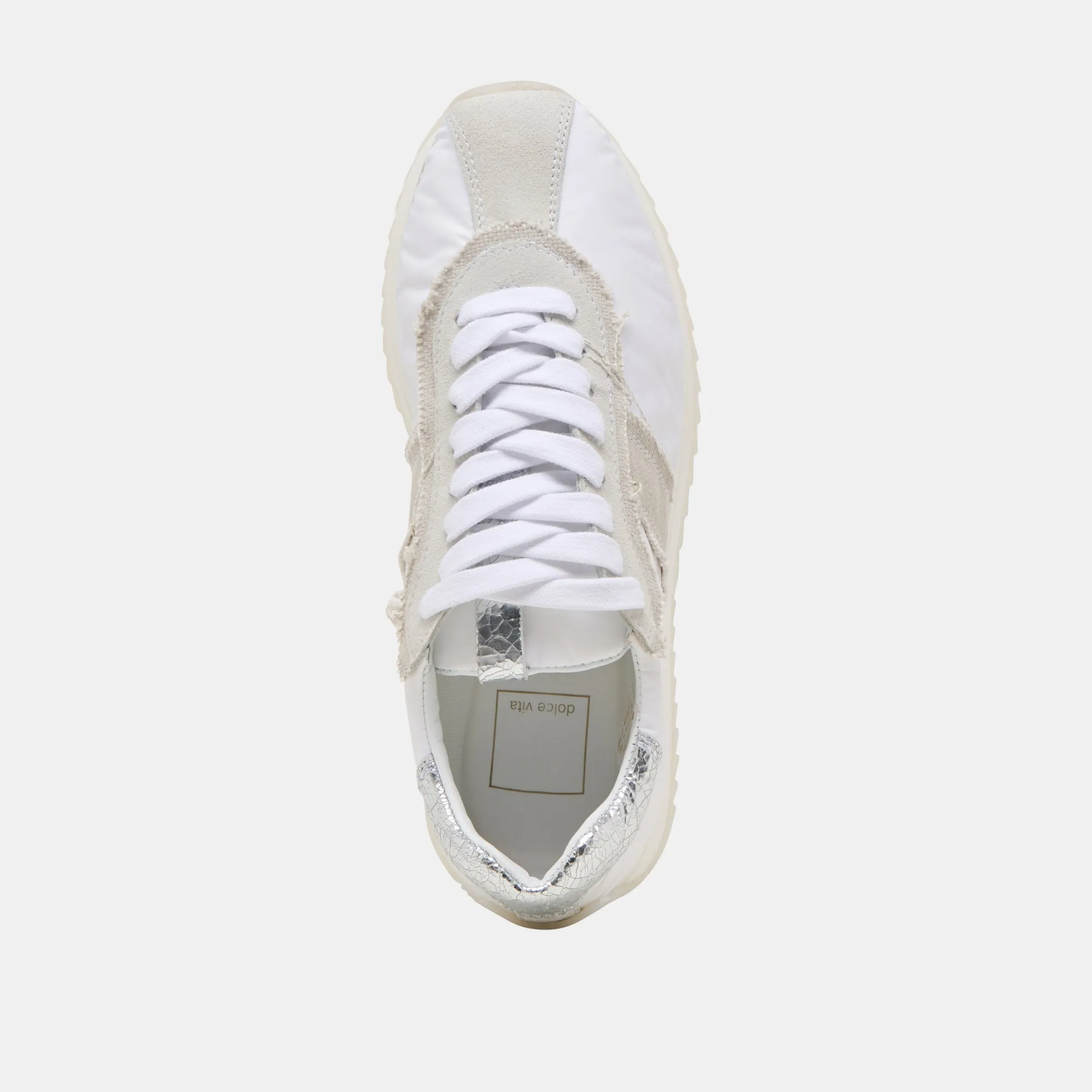BASKETS MARIO BLANC MULTICOLORE EN CUIR