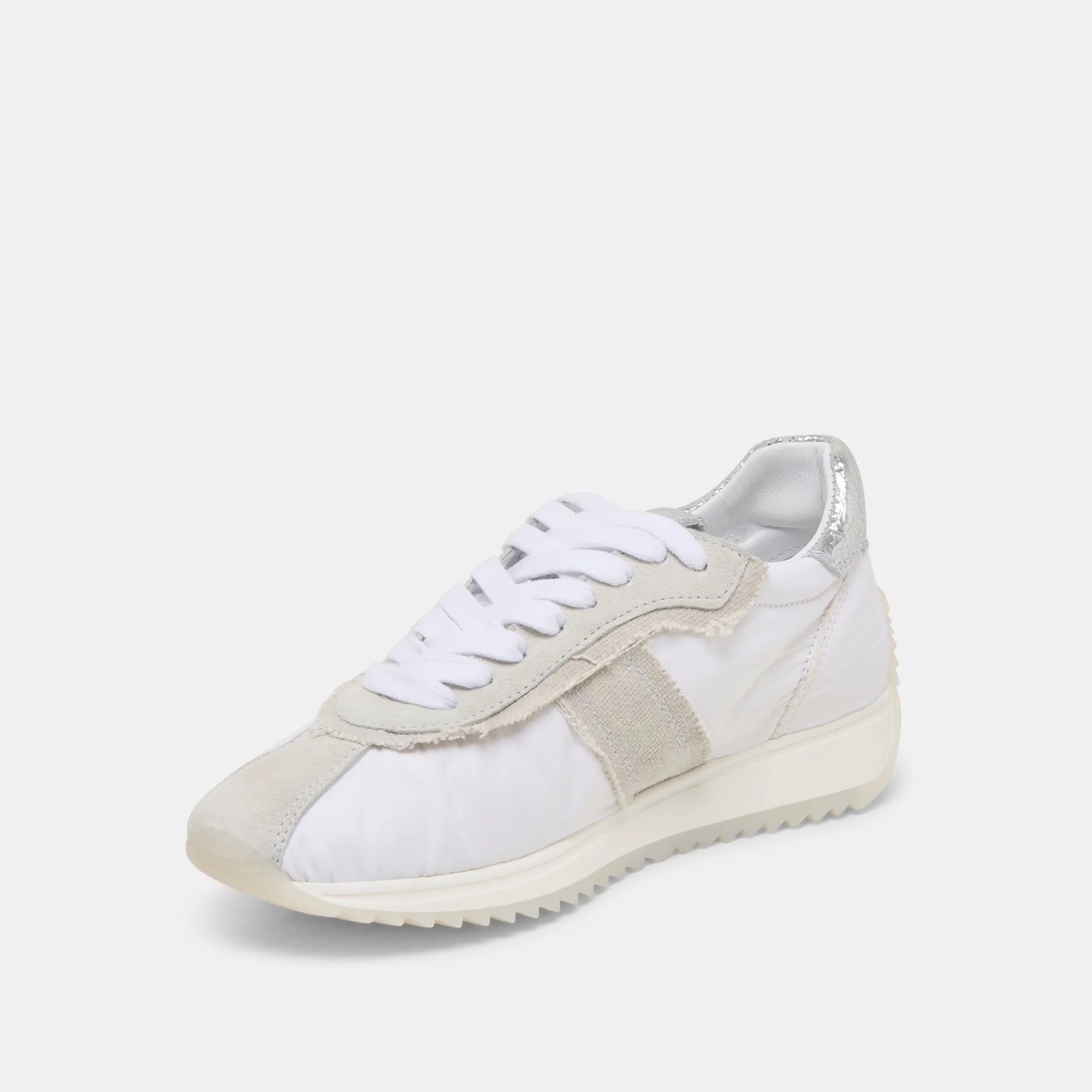 BASKETS MARIO BLANC MULTICOLORE EN CUIR