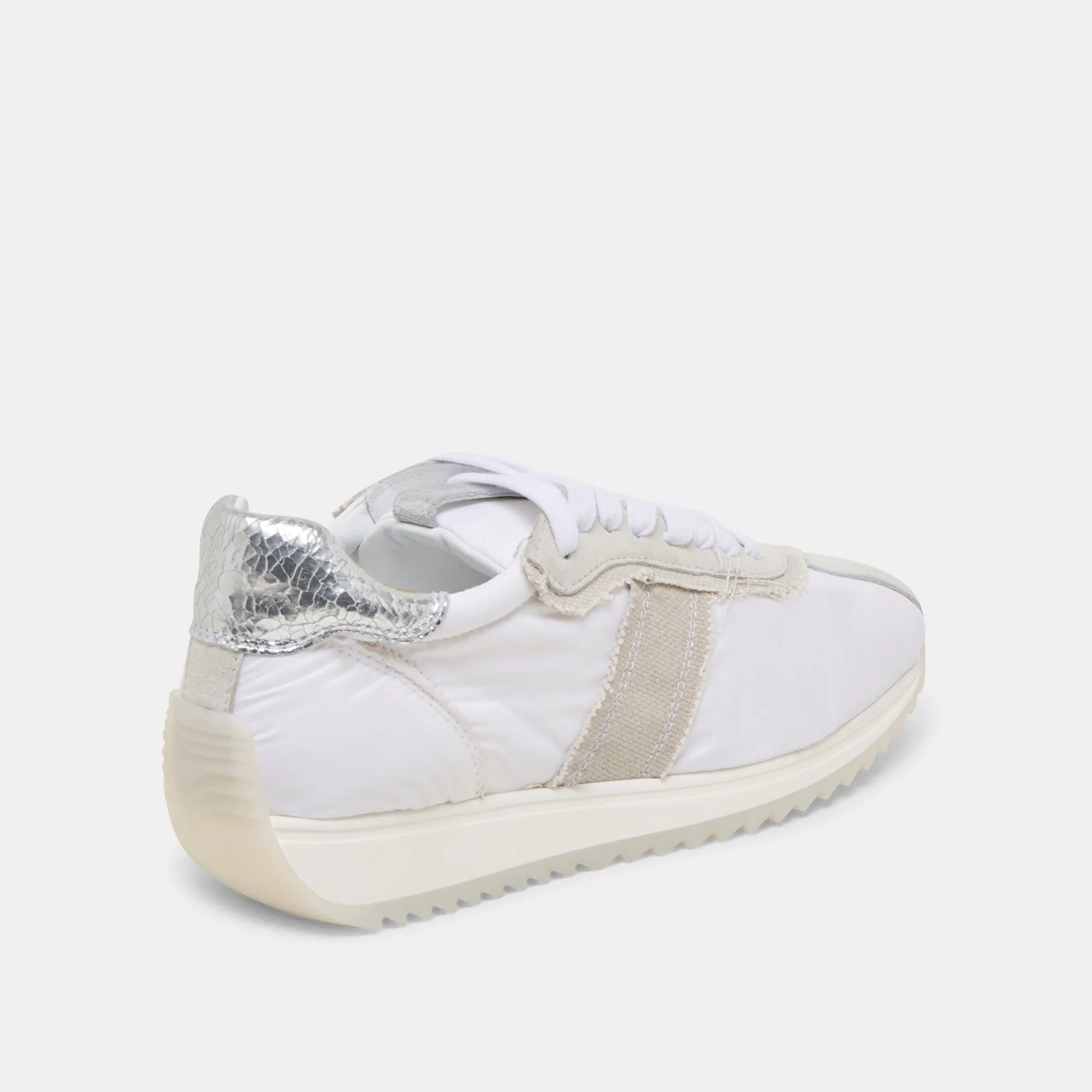 BASKETS MARIO BLANC MULTICOLORE EN CUIR