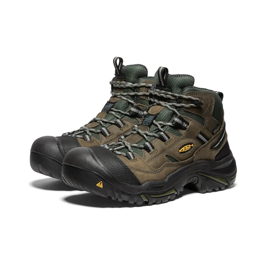 Chaussure Braddock Imperméable Homme Mi-Haute (Bout Acier) | Gargouille/Forêt Nuit