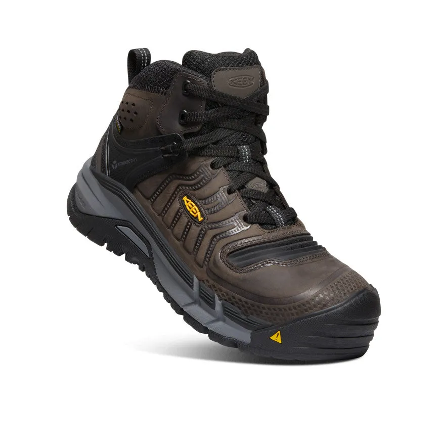 Bottes mi-montantes imperméables Kansas City  pour homme (bout en carbone) | Café/Noir