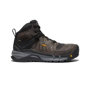 Bottes mi-montantes imperméables Kansas City  pour homme (bout en carbone) | Café/Noir