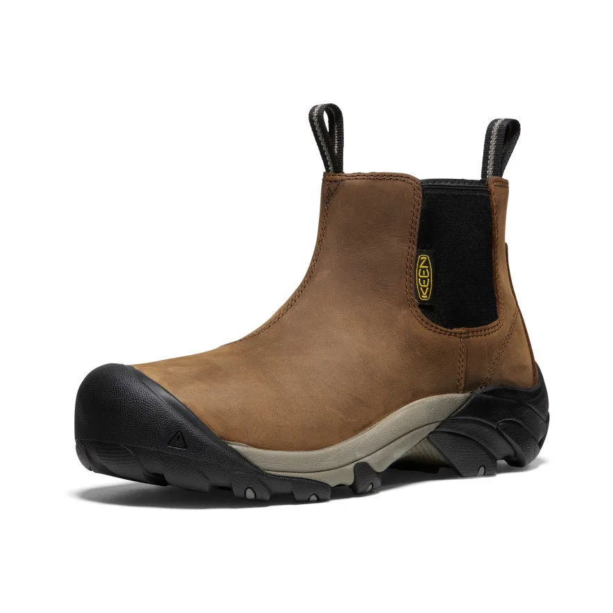 Bottes Chelsea Lansing pour Hommes (Embout d'Acier) | Terre Foncée/Noir