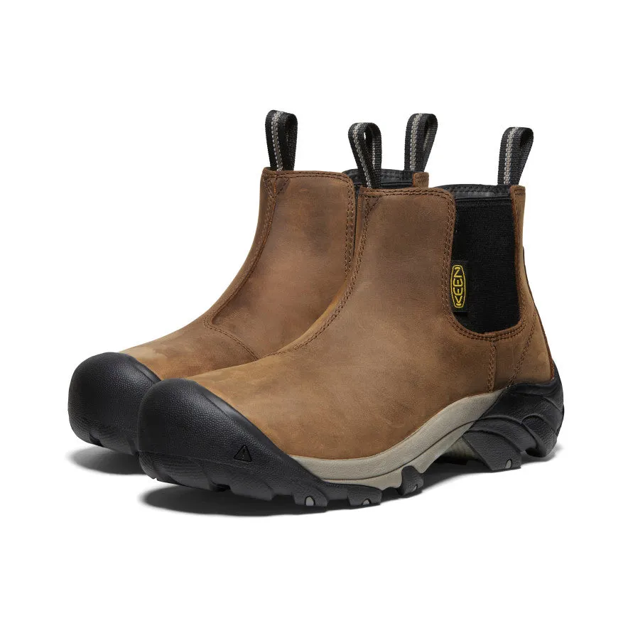Bottes Chelsea Lansing pour Hommes (Embout d'Acier) | Terre Foncée/Noir