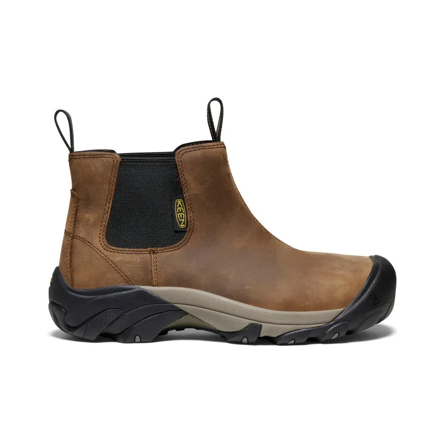 Bottes Chelsea Lansing pour Hommes (Embout d'Acier) | Terre Foncée/Noir