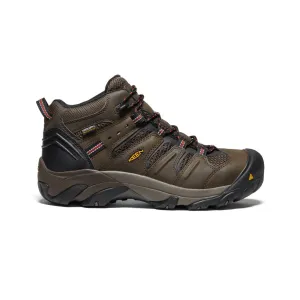 Lansing Mid Imperméable pour Hommes (Bout en Acier) | Cascade Marron/Bringé