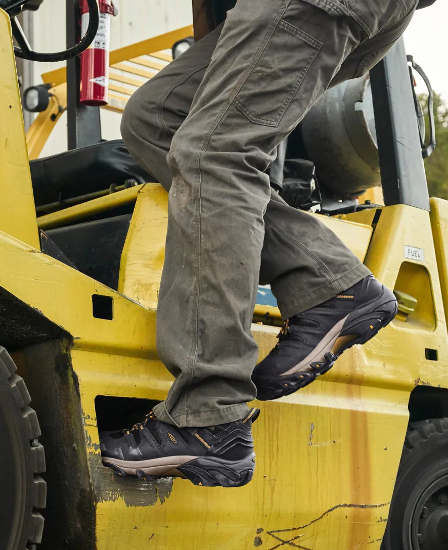 Lansing Mid Imperméable pour Hommes (Bout en Acier) | Cascade Marron/Bringé