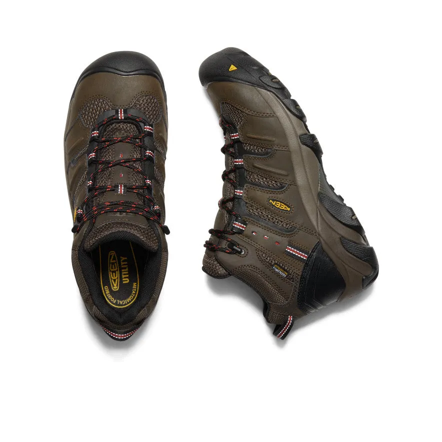 Lansing Mid Imperméable pour Hommes (Bout en Acier) | Cascade Marron/Bringé